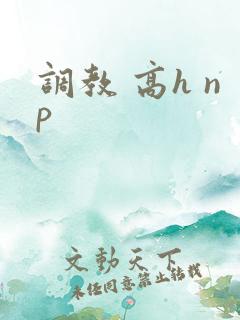 调教 高h np