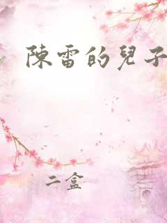 陈雷的儿子