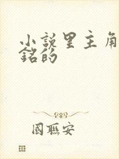 小说里主角叫吴铭的
