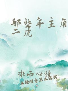 那些年主角是贾二虎