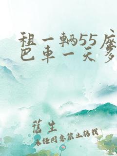 租一辆55座大巴车一天多少钱