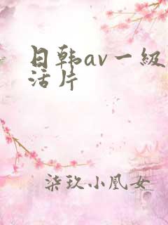 日韩av一级生活片