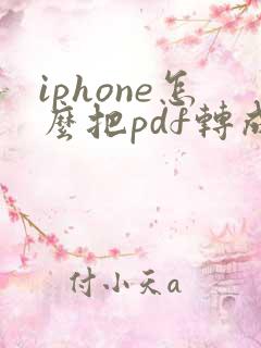 iphone怎么把pdf转成word