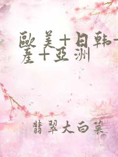 欧美+日韩+国产+亚洲