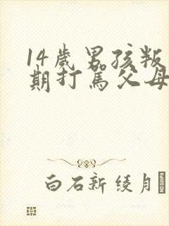 14岁男孩叛逆期打骂父母
