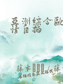 亚洲综合欧美激情自拍