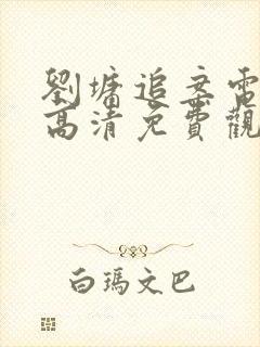 刘墉追案电视剧高清免费观看45集