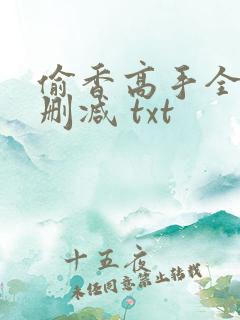 偷香高手全文无删减 txt