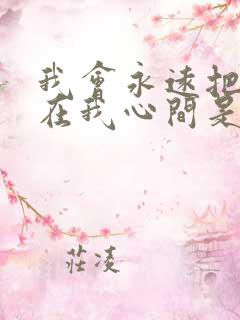 我会永远把你记在我心间是什么歌的歌词