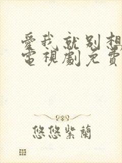 爱我就别想太多电视剧免费观看全集