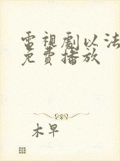 电视剧以法之名免费播放