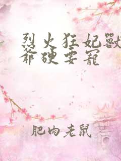 烈火狂妃兽性王爷硬要宠