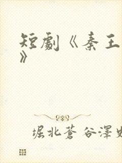 短剧《秦王阿欢》