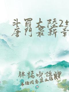 斗罗大陆2绝世唐门最新章节