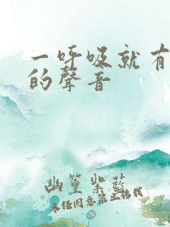 一呼吸就有呼呼的声音