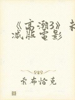 《高潮3》未删减版电影