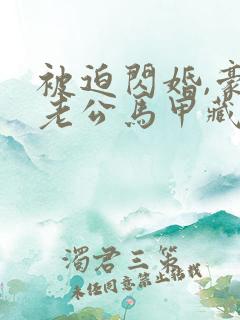 被迫闪婚,豪门老公马甲藏不住全本