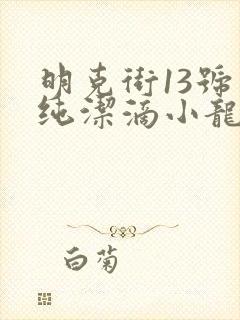 明克街13号 纯洁滴小龙 著