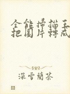 全能扫描王怎么把图片转成word文档