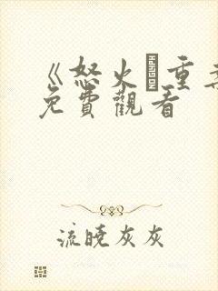 《怒火·重案》免费观看