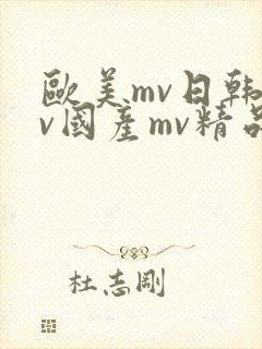 欧美mv日韩mv国产mv精品