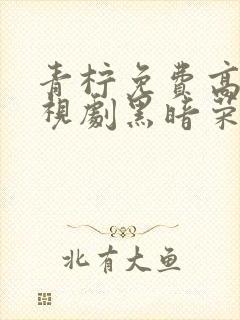 青柠免费高清电视剧黑暗荣耀