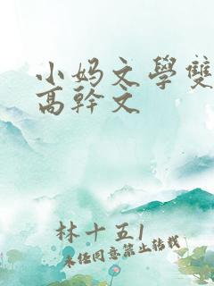 小妈文学双男主高干文