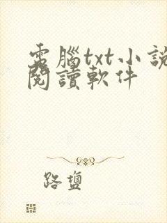 电脑txt小说阅读软件