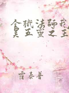 全职法师我蒋天昊五灵之主