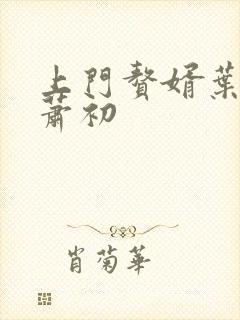 上门赘婿叶辰和萧初