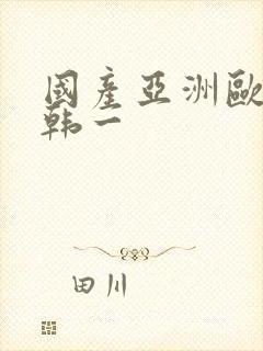 国产亚洲欧美日韩一
