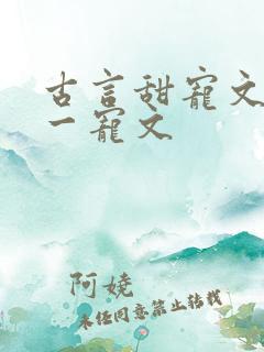 古言甜宠文一对一宠文