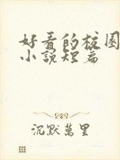 好看的校园言情小说短篇
