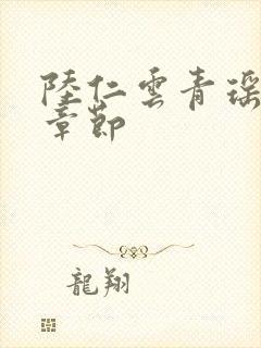 陆仁云青瑶全部章节