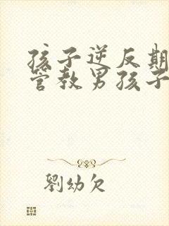 孩子逆反期怎么管教男孩子