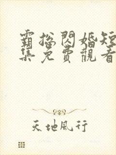 霸总闪婚短剧合集免费观看