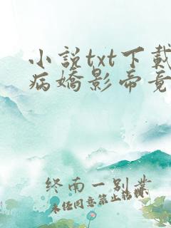 小说txt下载病娇影帝竟然暗恋我
