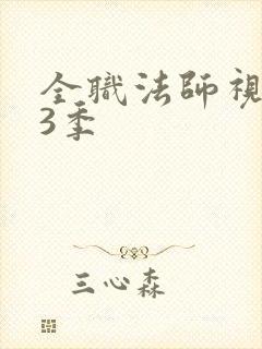 全职法师视频第3季