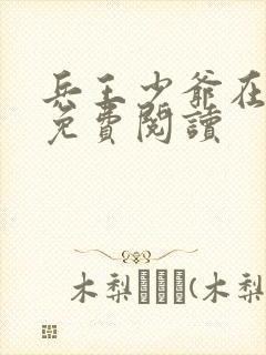 兵王少爷在都市免费阅读