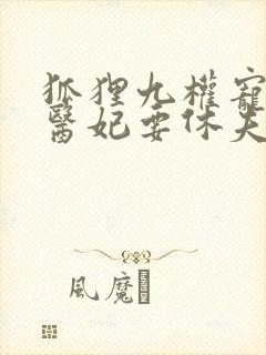 狐狸九权宠天下医妃要休夫