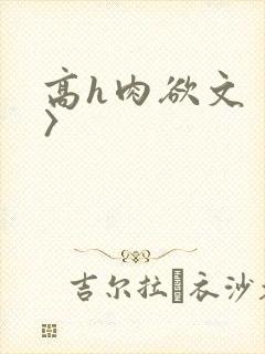 高h肉欲文〈h〉