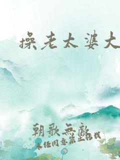 操老太婆大逼