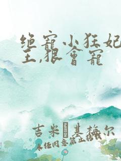 绝宠小狂妃:邪王,狠会宠