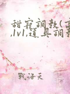 甜宠调教(高h,1v1,道具调教)