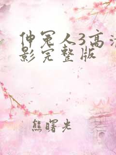 伸冤人3高清电影完整版