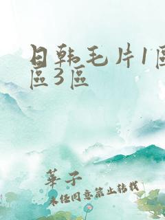 日韩毛片1区2区3区