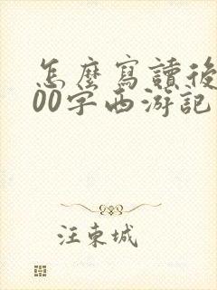 怎么写读后感500字西游记