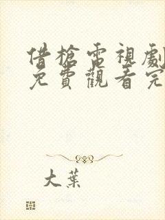 借枪电视剧全集免费观看完整版高清