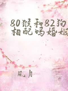80猴和82狗相配吗婚姻