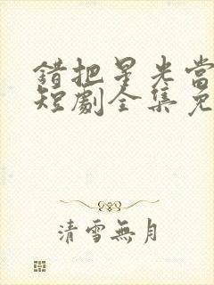 错把星光当烟火短剧全集免费观看